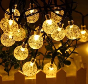 Đèn Dây Led Bi Bọt Pha Lê Trang Trí Ngoài Trời Siêu Đẹp