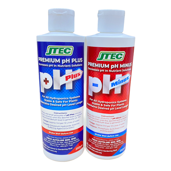 JTEC PREMIUM pH Control - Duo Pack - For All Hydroponics Systems ...