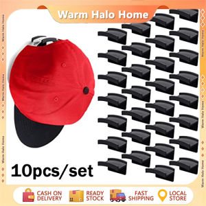 10Pc Wall Adhesive Hat Hooks Baseball Caps Hook No Drilling Cap Organizer Holder Minimalist Hat Rack