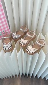 Childrens sandals for girls summer hollow-out Roman sandals 2025 Princess Gladiator sandals semi-closed-toe sandals for girls I05294.