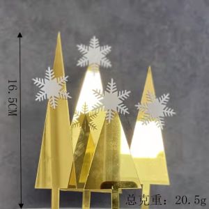 Topper Pohon Natal hiasan kue merry christmas TOP013