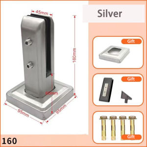 trụ kẹp lan cang kính Trụ cầu thang lan can kính không khoan lỗ Trụ lửng bắt cầu thang trụ cầu thang kính