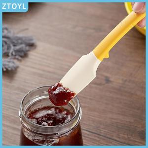 ZTOYL Silicone Mini Kitchen Spatula Cream Butter Cake Spatula Mixing Batter Scraper Brush Butter Mixer Fits All Kinds Of Jars And Cans