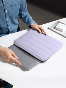 Túi đựng máy tính xách tay thời trang đơn giản màu rắn chống va đập Chống sốc và chống thấm nước 13 13.3 13.6 14inch