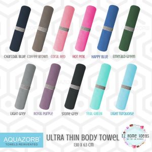 AQUAZORB Ultrathin Series Body Bath Towel