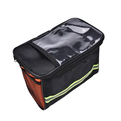 MAS AUTO Cycling Bike Bicycle Front Basket Top Frame Handlebar Bag Pannier Pouch Outdoor