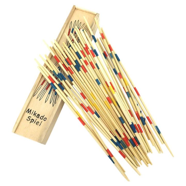 COD Best toys 2in1 Domino and Mikado Spiel Pickup Sticks Set Adult ...