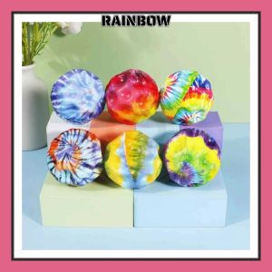 Adult Stress Relief Toy High Rebound Hole Ball Bright Color Moon Shaped Ergonomic Design Anti-fall Bouncy Porous Ball