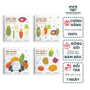 Sách - Ehon Nuôi Dưỡng Tâm Hồn Cho Bé - Tớ Là Em Bé Ngoan - Combo 4 Quyển - “Chúng Mình Xin Lỗi Bạn Nhé!” “Để Chúng Mình Giúp Bạn!” “Cảm Ơn Bạn Cảnh Sát Hành Tây!” “Thức Dậy Nào! Thức Dậy Nào!” - Thái Bình Bookstore