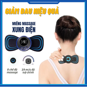 Miếng Dán Massage Xung Điện Toàn Thân Đa Năng  Máy Mát Xa Cổ Vai Gáy Xung Điện Thích Hợp Dùng Cho Mọi Lứa Tuổi - SDGOLD Hàng Chính Hãng