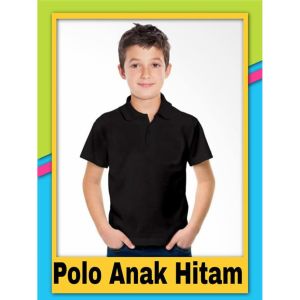 ( BISA COD ) Kaos Kerah polos anak - Kaos Kerah polos ALLSIZE