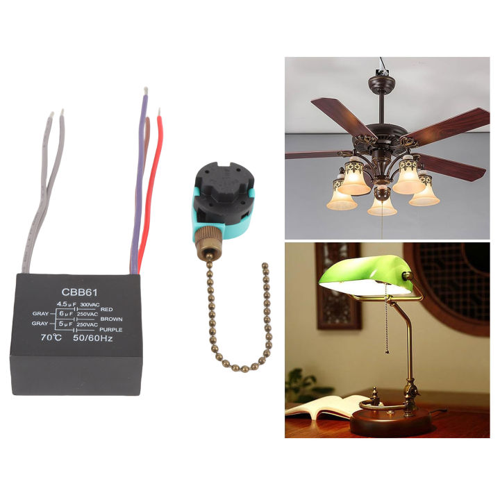 Ceiling Fan Pull Chain Switch Fan Pull Chain Switch Replacement 4 Wire ...