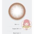 Lens 1 tháng 30 ngày Kính áp tròng Korea Nâu Latte giống màu mắt -  Honey U Choco đường kính 14.2mm. 