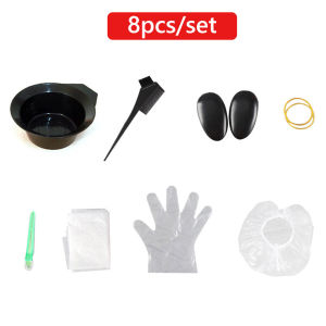 ★Same Day Shipping★  15pcs/set Hair Color Dye Bowl Comb Brushes Tool Kit Set Tint Coloring Dye Bowl Comb Brush Twin Headed Brushes Dyeing Cape Kits DIY-Hair-Coloring-Kit