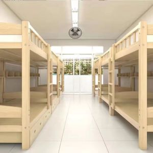 Double Decker Bed Frame Double Bed Loft Bed High Low Bunk Bed Solid Wood Bed Bunk Bed High and Low Bunk Bed Bunk Bed Bed Bunk Bed Thickening Bolding Kids Bed