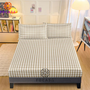 【2026 new style】stripe Bedsheet Set 3in1 Full Garterized Bedding Set 3 IN 1canadian bedsheet 3 in 1 bedding set