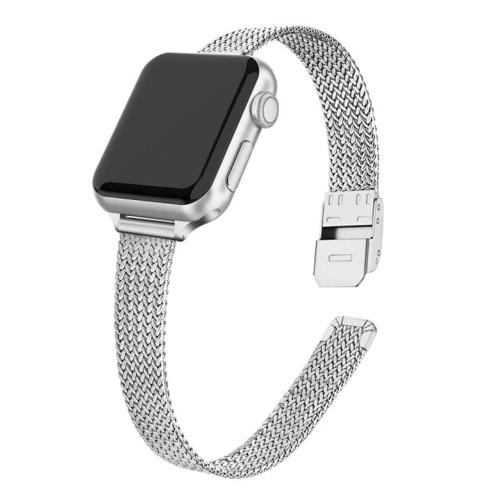 Slim Milanese Bracelet for Apple Watch band Ultra 49mm SE