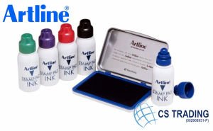 Artline Stamp Pad(No 00/0/1 /)& Stamp Pad Ink(Blue/Black/Red)