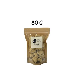 Naturio ขนมสัตว์เลี้ยง Freeze-Dried Cat Dog คุกกี้อุ้งเท้า ขนมแมว ขนมสุนัข อกไก่+ตับ+ไข่แดง ฟรีซดราย Freeze Dried ฟู้ดเกรด100%