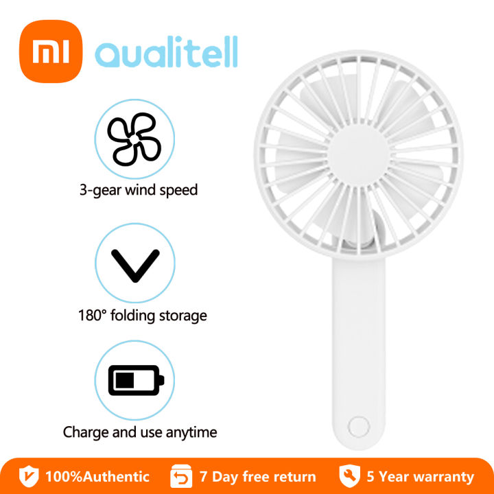 Originalxiaomi Qualitell Handheld Fan Three Wind Speeds Portable