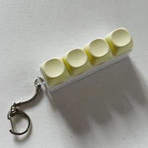 ALLLUCK Nút phím Móc khóa Fidget Keycap Bàn phím tự làm Đồ chơi kẹp Phím 4/9 Đồ chơi bấm Người lớn