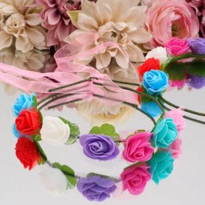 [ECER] 1 PCS BANDO MAHKOTA BUNGA FLOWER CROWN / MAHKOTA BUNGA