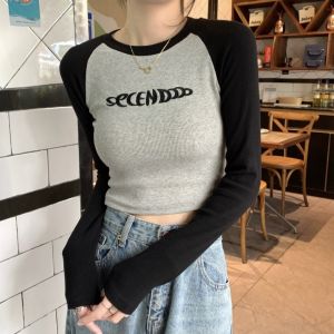 CB BJ1619 Baju Wanita Lengan Panjang Kaos Polos Fashion Wanita Spandek long Sleeve Korea