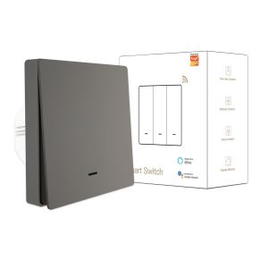 (3-Day Delivery)Tuya ZigBee Smart Wall Switch remote control no neutral wire required no additional capacitor needed. Works with Smart Life/Tuya App compatible with Google Home & ALEXA ,2MQTT