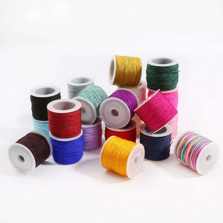 50M/Roll Nylon Cord Thread Chinese Knot Macrame Cord