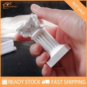 MIH ✨ COD ✨ เสาโรมันเสากรีกรูปปั้นแท่นเชิงเทียนยืนประติมากรรมในร่มบ้านห้องรับประทานอาหารสวนตกแต่งทิวทัศน์