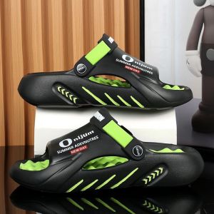 Free Shipping Thick-Soled Dual-Color Outdoor Sandals For Men MenS Clogs MenS EVA Slippers One-Strap Sandals Outdoor Beach Shoes MenS Clogs MenS EVA Slippers One-Strap Sandals Outdoor Beach Shoes