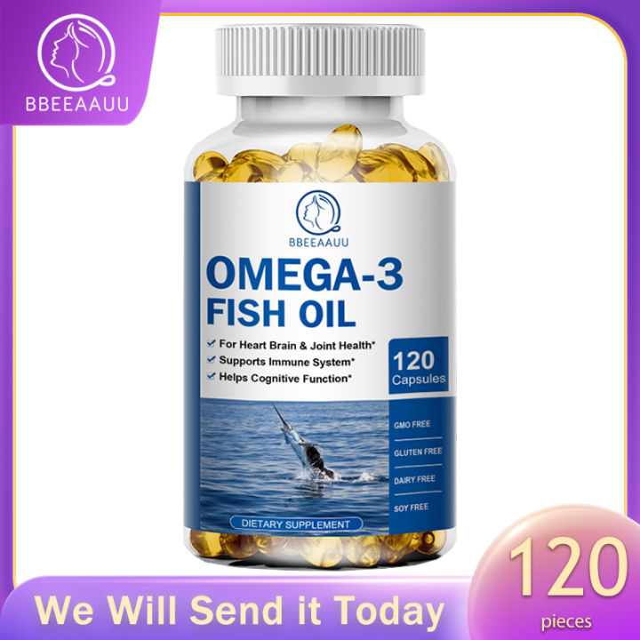 Bbeeaauu Fish Oil Supplement Original 3600 mg Soft-Gels omega 3 ...