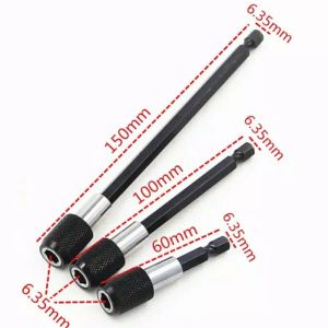 Ekstensi Mata Obeng Hex Screwdriver Quick Change Drill Chuck Adapter Impact Driver 3Pcs