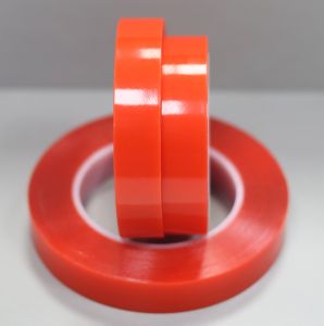 KELIN Double Sided Transparent Red Pet Tape 20 mm x 5m/10m/20m high viscosity adhesive tape