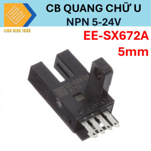 Cảm biến quang chữ U NPN EE-SX672A 5mm 5-24VDC