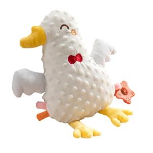 Baby Comfort Toy Soft Stuffed Animal Towel Toy with Teether Cracker Paper for Comforting and Soothing Teething Supply