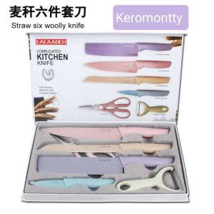Pisau Jerami Pisau Warna Pisau set 6 in 1