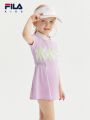 FILA KIDS Fila children's dress 2023 summer new children's tennis ice silk sports dress. 