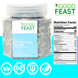 Blue Tea from Butterfly Pea Flower: Like Green Tea but More! | 30g | 90g