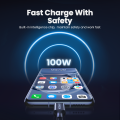 UGREEN สายชาร์จ สายชาร์จเร็ว 100W 6A USB Type C Super Charge Only for Huawei Phone P60 P50 Pro Mate 50 Pro Honor Fast Charging สายชาร์จ USB C Data Super Charge สำหรับ Model:50567. 