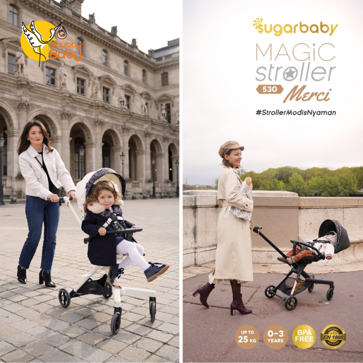 Sugar Baby Merci Magic Stroller 530 Kereta Dorong Bayi 0 5tahun