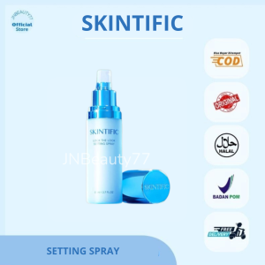 SKINTIFIC Lock The Look Setting Spray 80ml | Face Mist Matte Finish Long Lasting up to 16h