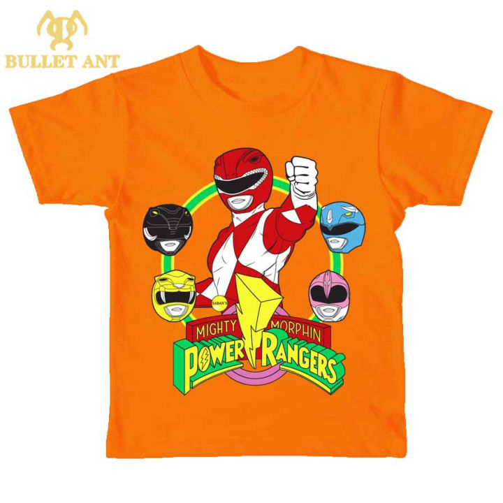 BulletAnt POWER RANGER T-SHIRT For Kids Unisex For Girls And