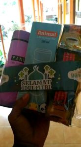 Parcel hampers paket murah kopi hitam termos cantik