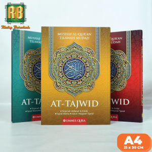 Al Quran Terjemahan at Tajwid A4 Al Quran Belajar Tajwid Ukuran A4 Wakaf Ibtida Tajwid Warna