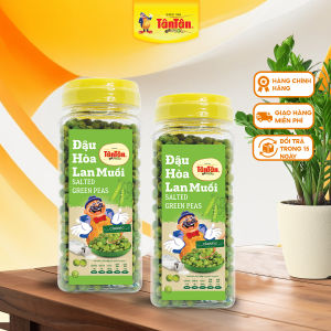 Combo 2 Hũ Đậu Hòa Lan Muối Tân Tân Hương Vị Nguyên Bản 190g/hũ