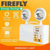 FIREFLY Rechargeable LED Twin Head Emergency Lights FEL201L Firefly Rechargeable Twinhead Emergency Lamp - FEL201L