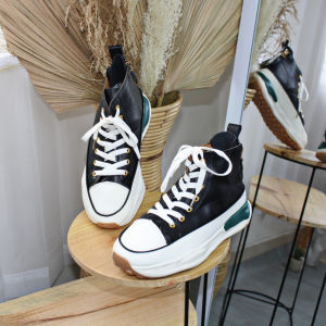 [BISA COD] Free Box Sepatu Wanita Sneakers Bertali Kasual Fashion Shoes KANVAS Import Premium Quality 9178 NS G012