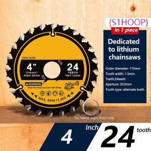 {S1HOOP} Carbide Circular Saw Blade Wheel Discs Wood Cutting Disc 110 125 132 140 150 165 185mm Woodworking Saw Blade With 18 24 Teeth