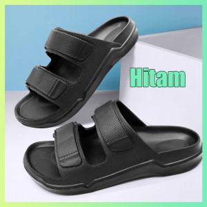 Sandal selop pria casual murah keren ban dua dewasa EVA Sendal cowok kece kekinian slide empuk karet distro premium